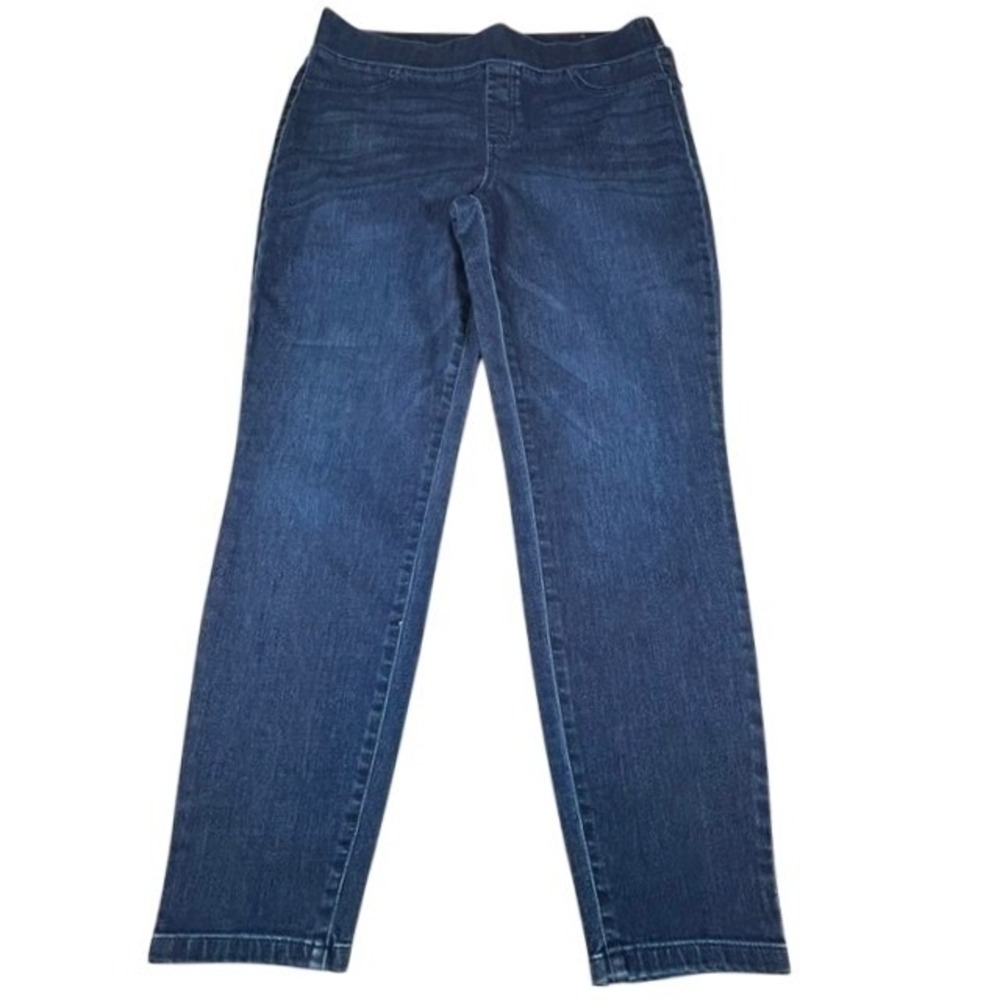 NWT Talbots Simply Flattering Pull On Jegging Denim Jeans 16 Stretch $85